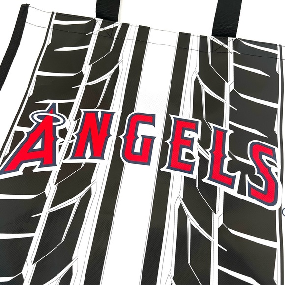 MLB Angels Tie Dye Print Shirt & Plastic Tote Bag Bundle NWOT H-28 - Picture 9 of 12